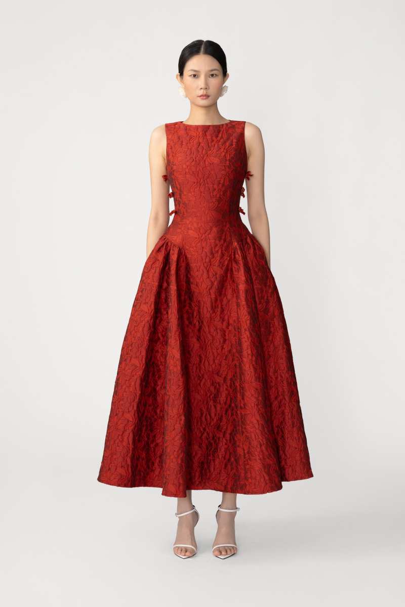 Francesca Jacquard Gown